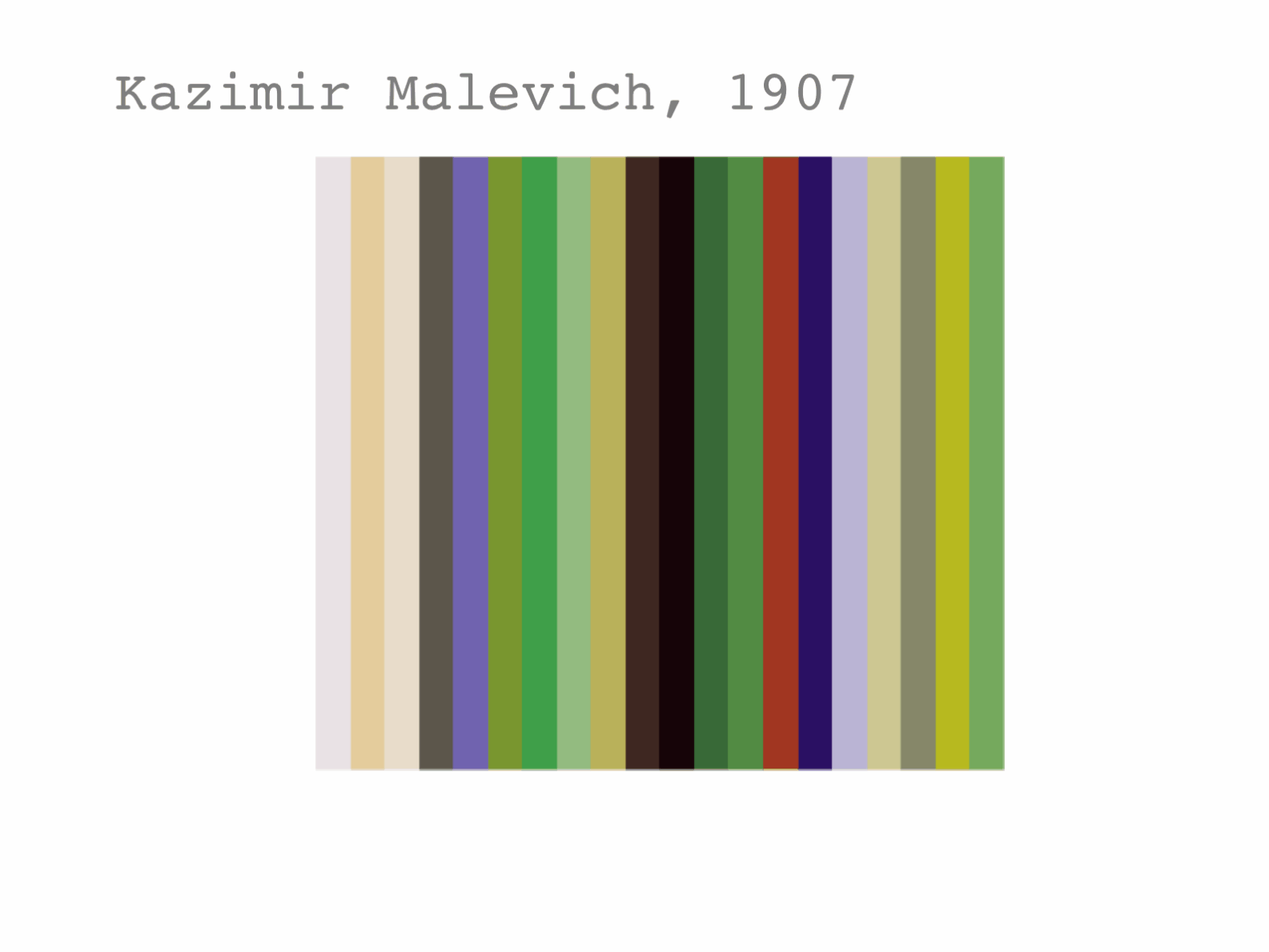 Malevich colors {colors as animation}